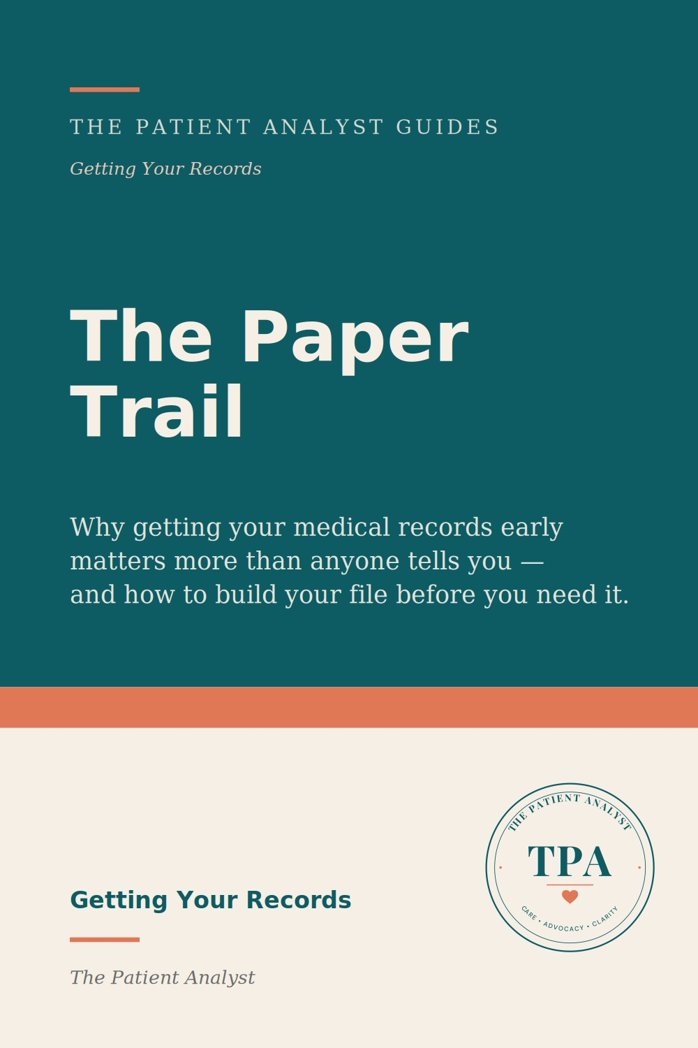 The Paper Trail booklet cover